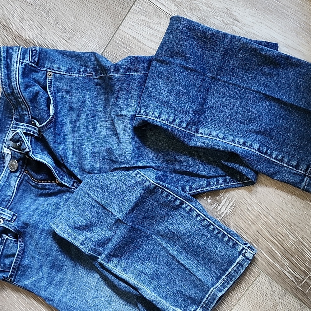 LOFT Women's Straight Leg Blue Jeans